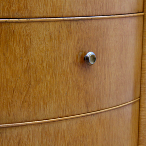 VINTAGE 1950S OAK HUTCH CREDENZA BY STONEHILL FURNITURE