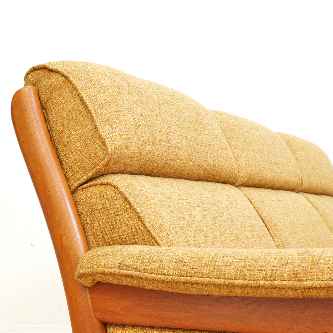 1960s Teak Three Seater Sofa by Dyrlund of Denmark
