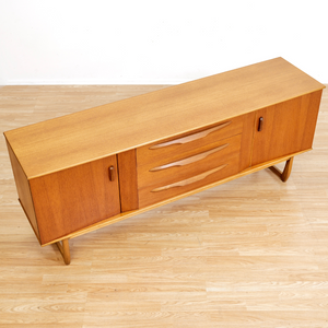 MID CENTURY 1960S TEAK CREDENZA
