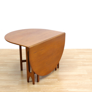 MID CENTURY DROP LEAF DINING TABLE BY JENTIQUE FURNITURE