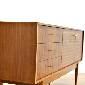 RESERVED - MID CENTURY CREDENZA  BY UNIFLEX FURNITURE