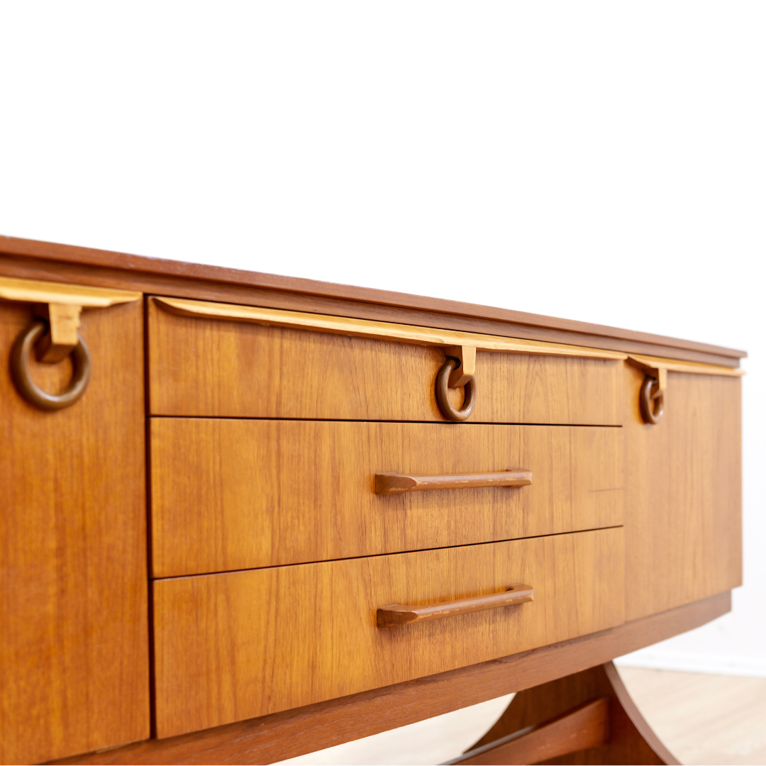 Mid Century Teak Credenza by Beautility
