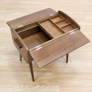 MID CENTURY ATOMIC DESIGN SEWING BOX