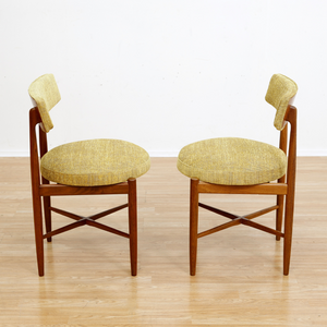 SET OF SIX MID CENTURY DINING CHAIRS BY VB WILKINS FOR G PLAN