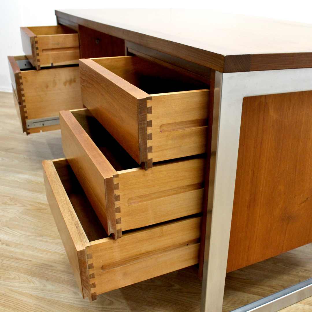 Large Mid Century Executive Desk by Gordon Russell