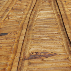 1970S HAND CARVED BRUTALIST DINING TABLE & CHAIRS BY AQUARIUS ENTERPISES SOUTH AFRICA