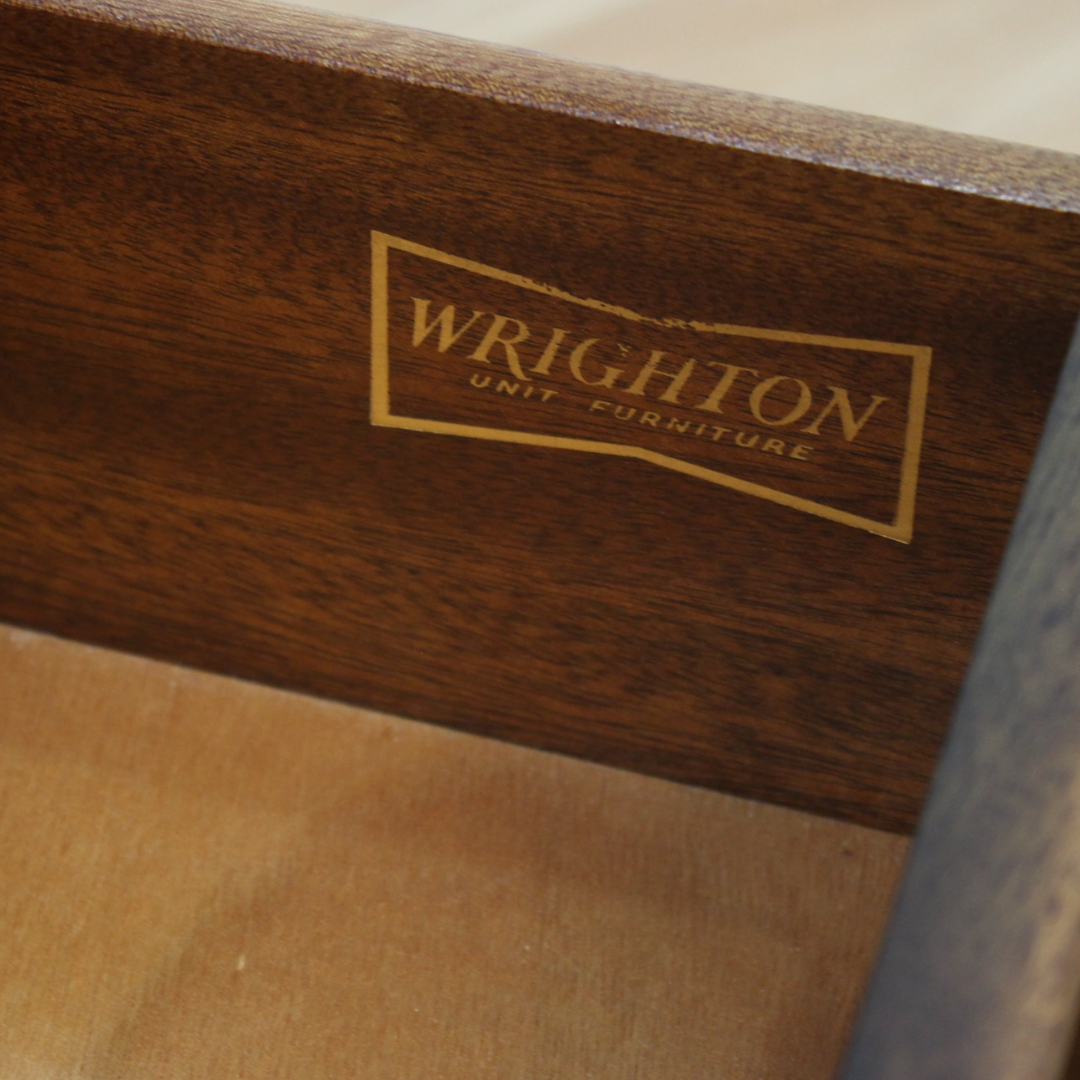 MID CENTURY DRESSER CABINET BY WRIGHTON FURNITURE