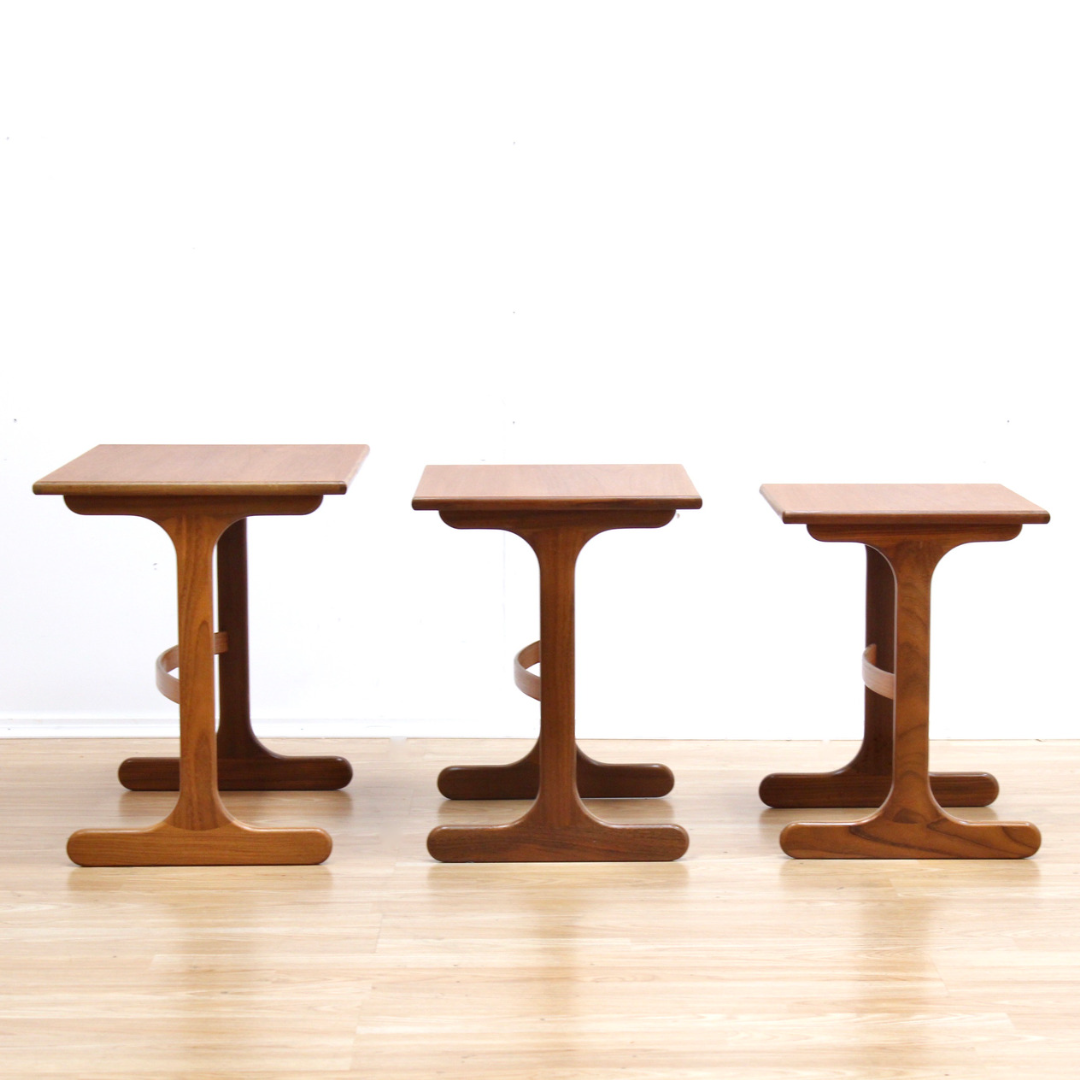 MID CENTURY NESTING TABLES BY G PLAN