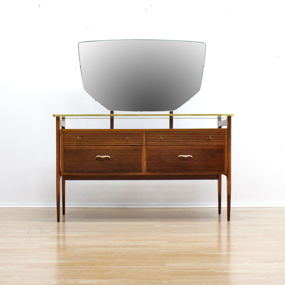 MID CENTURY DRESSER VANITY BY WRIGHTON FURNITURE