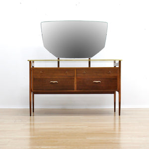 MID CENTURY DRESSER VANITY BY WRIGHTON FURNITURE