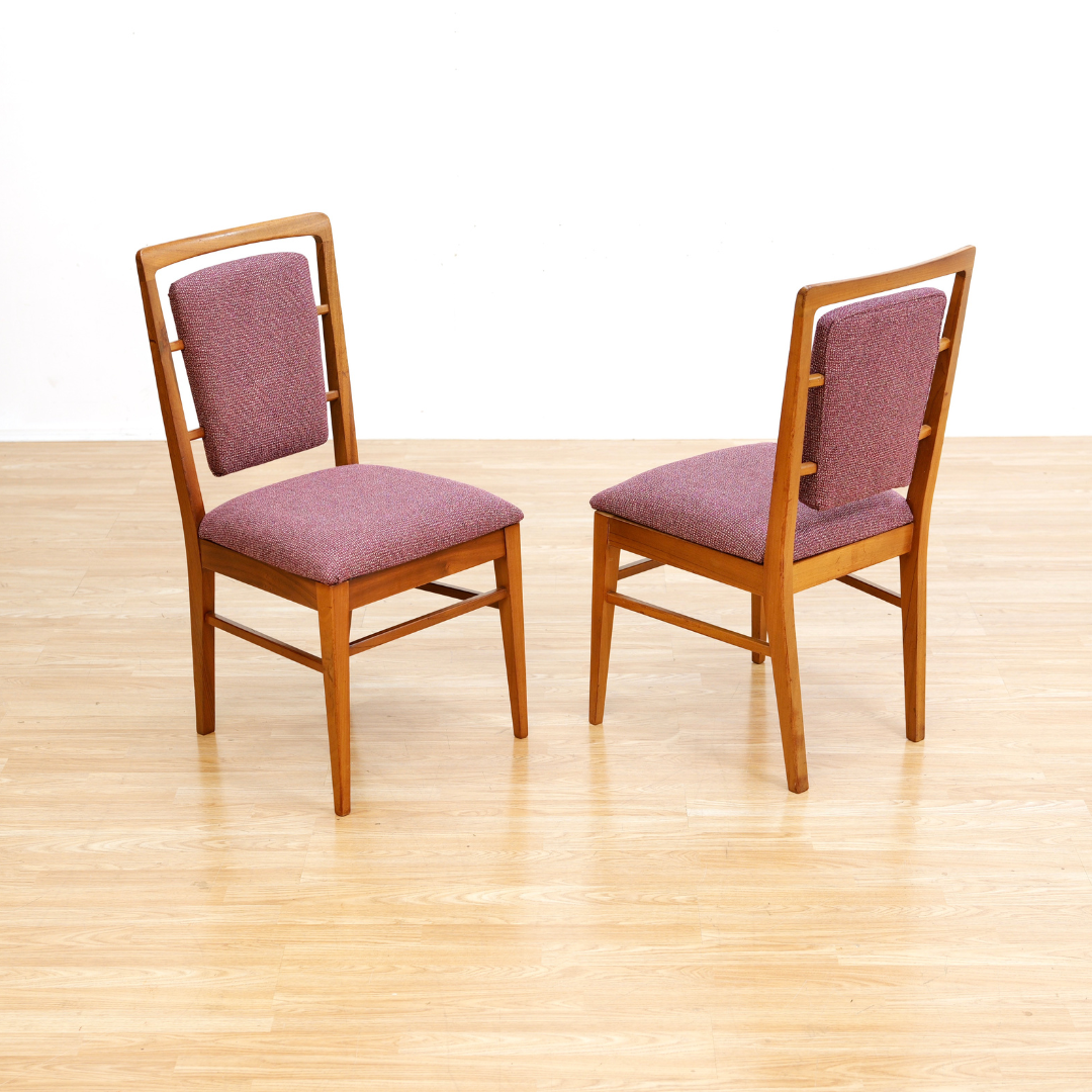 SET OF SIX MID CENTURY DINING CHAIRS BY ALFRED COX