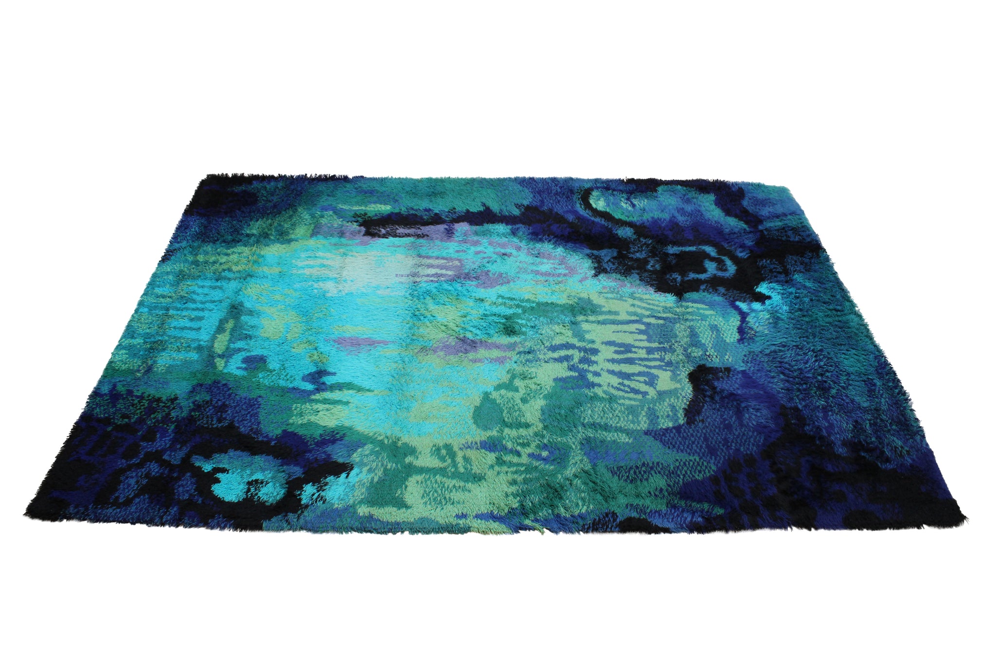 LARGE 1960S NORSK RYA RUG BY AXMINSTER