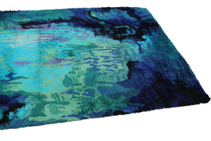 LARGE 1960S NORSK RYA RUG BY AXMINSTER