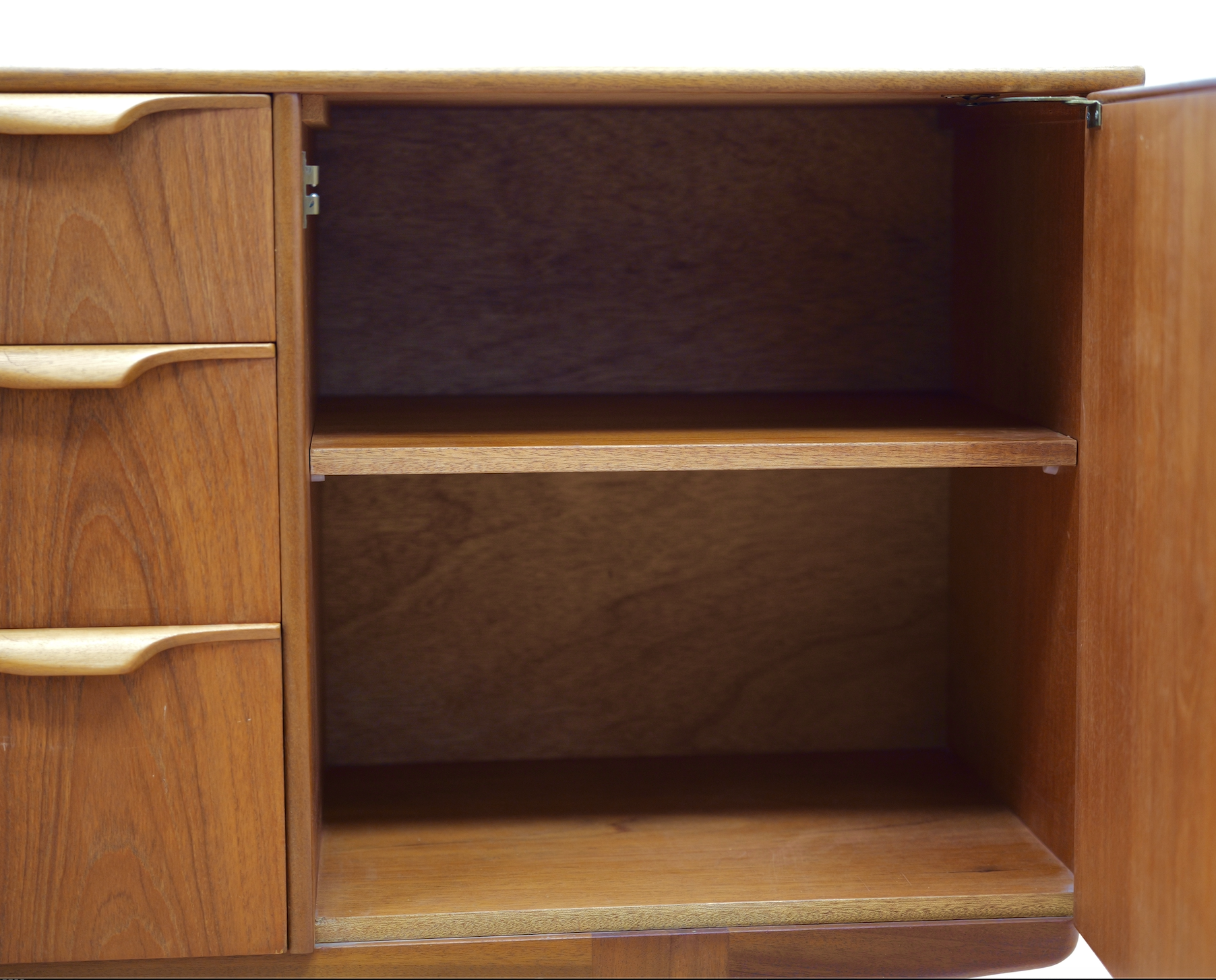 MID CENTURY TEAK CREDENZA BY SUTCLIFFE OF TODMORDEN