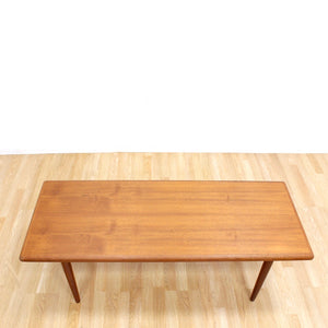 MID CENTURY DANISH COFFEE TABLE BY JOHANNES ANDERSEN FOR SILKEBORG MOBLER
