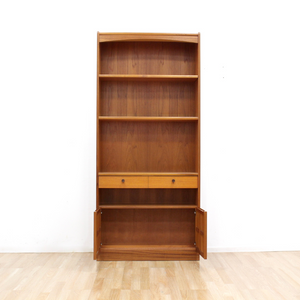 TALL MID CENTURY BOOKCASE BY PARKER KNOLL