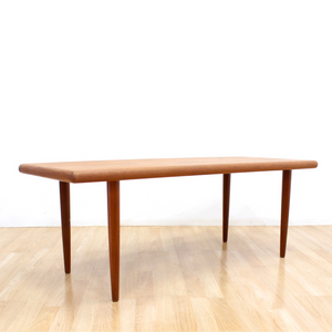 MID CENTURY DANISH COFFEE TABLE BY JOHANNES ANDERSEN FOR SILKEBORG MOBLER